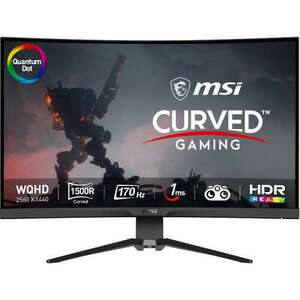 MSI MAG 325CQRF QD 80 cm (31.5") 2560 x 1440 px Wide Quad HD Fekete monitor kép