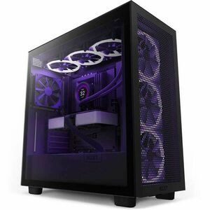 Imperium Core i9 SUPER PRO RTX PC (i9-14900K, B760TUF, 32GB DDR5 RGB RAM, 2TB SSD, RTX 4070TiS, NZXT H7, FSP750) black LC360 v14.3 gamer számítógép kép