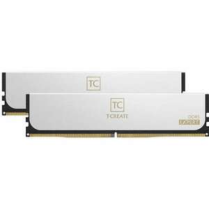 TeamGroup 32GB / 6000 T-Create Expert White DDR5 RAM KIT (2x16GB) (CTCWD532G6000HC38ADC01) kép