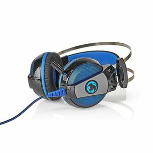 Gaming Headset, Teljes Fület Befedő Kialakítás, Surround, USB Type-A, Hajlítható és Behúzható Mikrofon, 2.10 m, LED kép