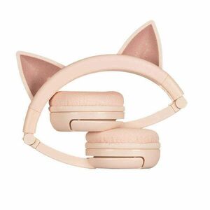 Wireless headphones for kids Buddyphones Play Ears Plus cat (Pink) kép