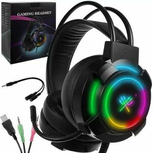 Dunmoon 5.1 gamer headset mikrofonnal kép