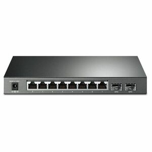 tp-link TL-SG2210P, 10 portos gigabites intelligens switch JetStream 8 PoE+ porttal kép