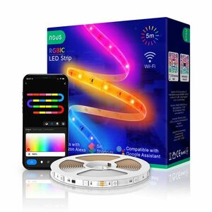 NOUS F4 Smart WiFi LED szalag 5 m RGB+IC kép