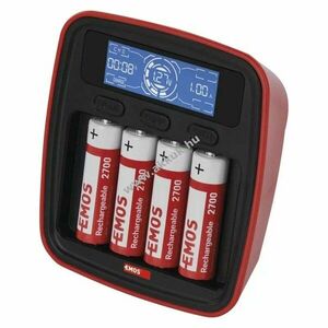 Emos Profi akkutöltő AA/AAA + 4db akku 2700mAh kép