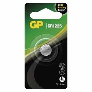 GP Lítium gombelem CR1225 1db/csomag kép