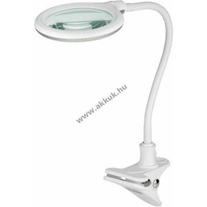 LED-es nagyító lámpa bilinccsel, 6 W, fehér 480lm - Kiárusítás! - A készlet erejéig! kép