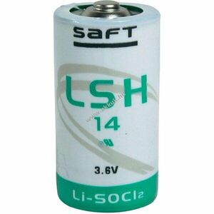 SAFT lithium C, baby, bébi elem típus LSH14 - 3, 6V 5, 8Ah (Li-SOCl2) - Kiárusítás! kép