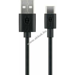 Goobay USB-C töltő és szinkonizáló kábel készülékekhez USB-C aljzattal 2m - Kiárusítás! kép