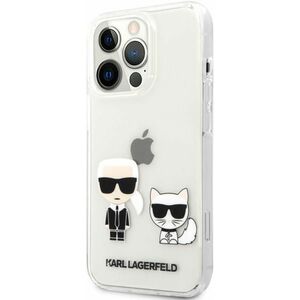 Apple iPhone 13 Pro Karl & Choupette cover transparent (KLHCP13LCKTR) kép