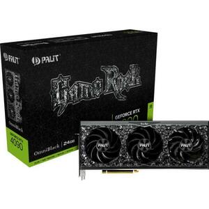 GeForce RTX 4090 GameRock OmniBlack 24GB DDR6X (NED4090019SB-1020Q) kép