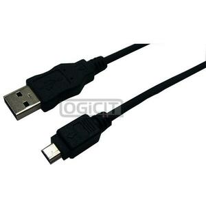 Mini-USB adatkábel 3m fekete kép