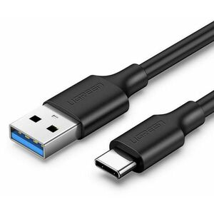 Kábel usb - usb-c töltő- és adatkábel 3a 2m fekete kép