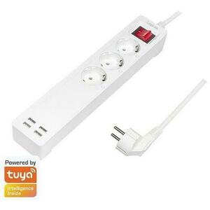 3 Plug + 4 USB Switch (SH0103) kép