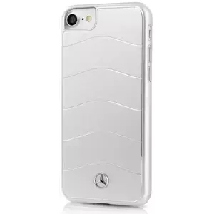 Tok Mercedes - Apple iPhone 7 Hard Case Wave Line Aluminum - Silver (MEHCP7CUSALSI) kép