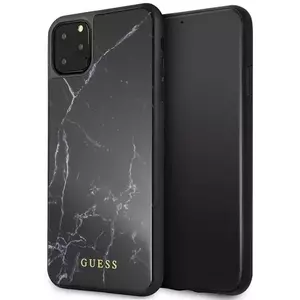 Tok Guess iPhone 11 Pro Max black Marble (GUHCN65HYMABK) kép