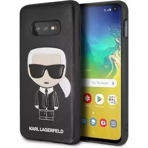 Tok Karl Lagerfeld S10e G970 hardcase black Iconic Karl Embossed (KLHCS10LIKPUBK) kép