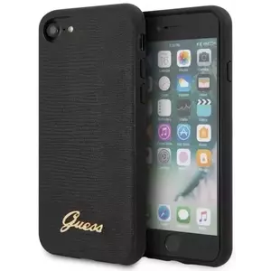 Tok Guess iPhone 7/8/SE 2020 Black Lizard Collection (GUHCI8PCUMLLIBK) kép