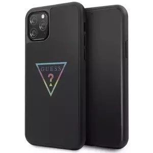 Tok Guess iPhone 11 Pro black hard case Triangle Glitter (GUHCN58TRMLBK) kép