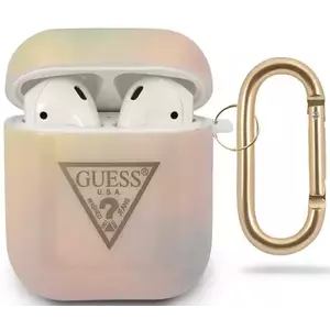 Tok Guess GUACA2TPUMCGG01 AirPods cover pink Tie & Dye Collection (GUACA2TPUMCGG01) kép