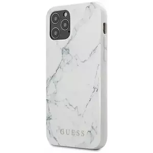 Tok Guess GUHCP12LPCUMAWH iPhone 12 Pro Max 6, 7" white hardcase Marble (GUHCP12LPCUMAWH) kép