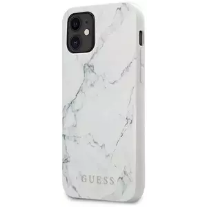 Tok Guess GUHCP12SPCUMAWH iPhone 12 mini 5, 4" white hardcase Marble (GUHCP12SPCUMAWH) kép