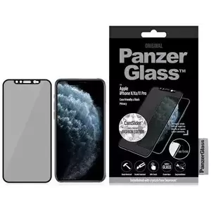 TEMPERED KIJELZŐVÉDŐ FÓLIA PanzerGlass iPhone X/Xs/11 Pro - Dual Privacy Embellished with crystals from Swarovski kép