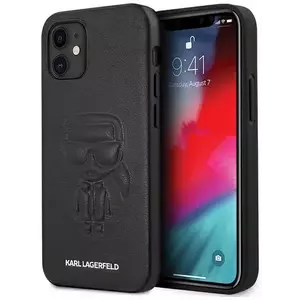 Tok Karl Lagerfeld KLHCP12SPCUIKBK iPhone 12 mini 5, 4" black hardcase Karl Ikonik Outline (KLHCP12SPCUIKBK) kép