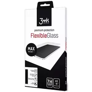 TEMPERED KIJELZŐVÉDŐ FÓLIA 3MK Honor 10 Lite Black - 3mk FlexibleGlass Max kép