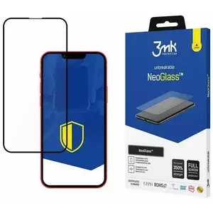 TEMPERED KIJELZŐVÉDŐ FÓLIA 3MK NeoGlass iPhone 13/13 Pro black (5903108435307) kép