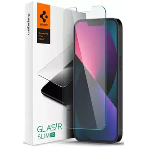 TEMPERED KIJELZŐVÉDŐ FÓLIA Spigen tR Slim HD, t.s.o. 1 Pack - iPhone 13 mini (AGL03403) kép