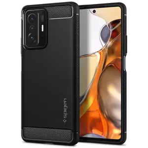 Tok Spigen Rugged Armor, black - Xiaomi 11T/11T Pro (ACS03861) kép