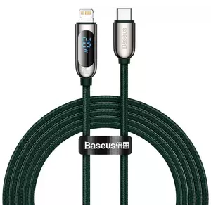 Kábel USB-C cable for Lightning Baseus Display, PD, 20W, 2m (green) kép