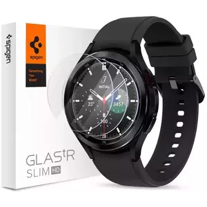 TEMPERED KIJELZŐVÉDŐ FÓLIA SPIGEN GLAS.TR SLIM 3-PACK GALAXY WATCH 4 CLASSIC 46MM (AGL03842) kép