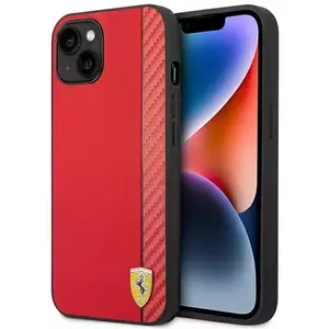 Tok Ferrari FEHCP14SAXRE iPhone 14 6, 1" red hardcase Carbon (FEHCP14SAXRE) kép