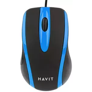 Egér Havit MS753 universal mouse (black&blue) kép