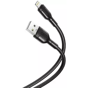 Kábel Cable USB to Lightning XO NB212, 2.1A 1m, black (6920680827855) kép