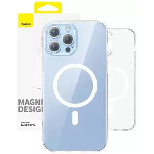 Tok Magnetic Phone Case for iPhone 13 PRO Baseus OS-Lucent Series (Clear) kép