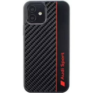 Tok Audi Carbon Fiber Stripe iPhone 12/12 Pro 6.1" black hardcase AUS-TPUPCIP12P-R8/D1-BK (AUS-TPUPCIP12P-R8/D1-BK) kép