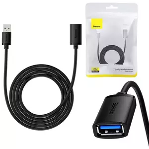 Kábel Baseus USB 3.0 Extension cable male to female, AirJoy Series, 2m (black) kép