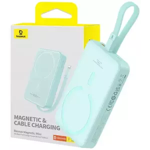 Töltő Baseus Powerbank Magnetic Mini 10000mAh 20W MagSafe (mint) kép