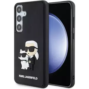 Tok Karl Lagerfeld KLHCS24M3DRKCNK S24+ S926 black hardcase 3D Rubber Karl&Choupette (KLHCS24M3DRKCNK) kép