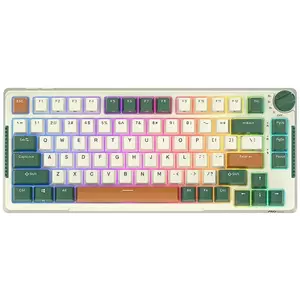 Billentyűzet Royal Kludge RKH81 RGB wireless mechanical keyboard, Sky cyan switch (green) kép