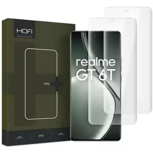 TEMPERED KIJELZŐVÉDŐ FÓLIA HOFI UV GLASS PRO+ 2-PACK REALME GT 6 / GT 6T CLEAR (5906302310722) kép