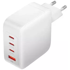 Töltő Vention, Wall charger, FEIW0-EU, 3xUSB-C, USB- A, 140W/140W/30W/18W, GaN (white) kép