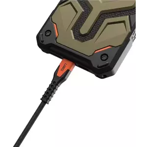 Kábel UAG Rugged Kevlar Cabel USB-C - Lightning 1, 5m black/orange, BULK (9B4414114097) kép