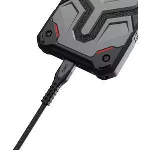 Kábel UAG Rugged Kevlar Cabel USB-C - Lightning 1, 5m black/grey, BULK (9B4414114030) kép