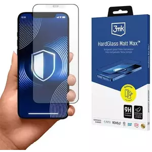 TEMPERED KIJELZŐVÉDŐ FÓLIA 3MK HardGlass Matt Max iPhone XR/11 6.1" kép