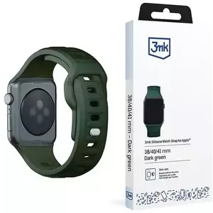 Óraszíj 3MK Silicone Watch Strap dark green for Apple Watch 38/40/41mm kép