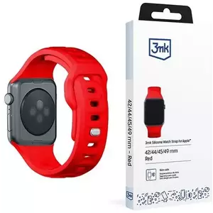 Óraszíj 3MK Silicone Watch Strap red for Apple Watch 42/44/45/49mm kép